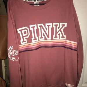 PINK sweatshirt size large